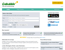Tablet Screenshot of cabubble.co.uk